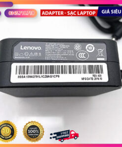 Sạc Laptop chính hãng | Bộ đổi nguồn Lenovo 65W Đầu ra 20V3.25A Cổng hình trụ 4.0mm ADLX65CLGC2A