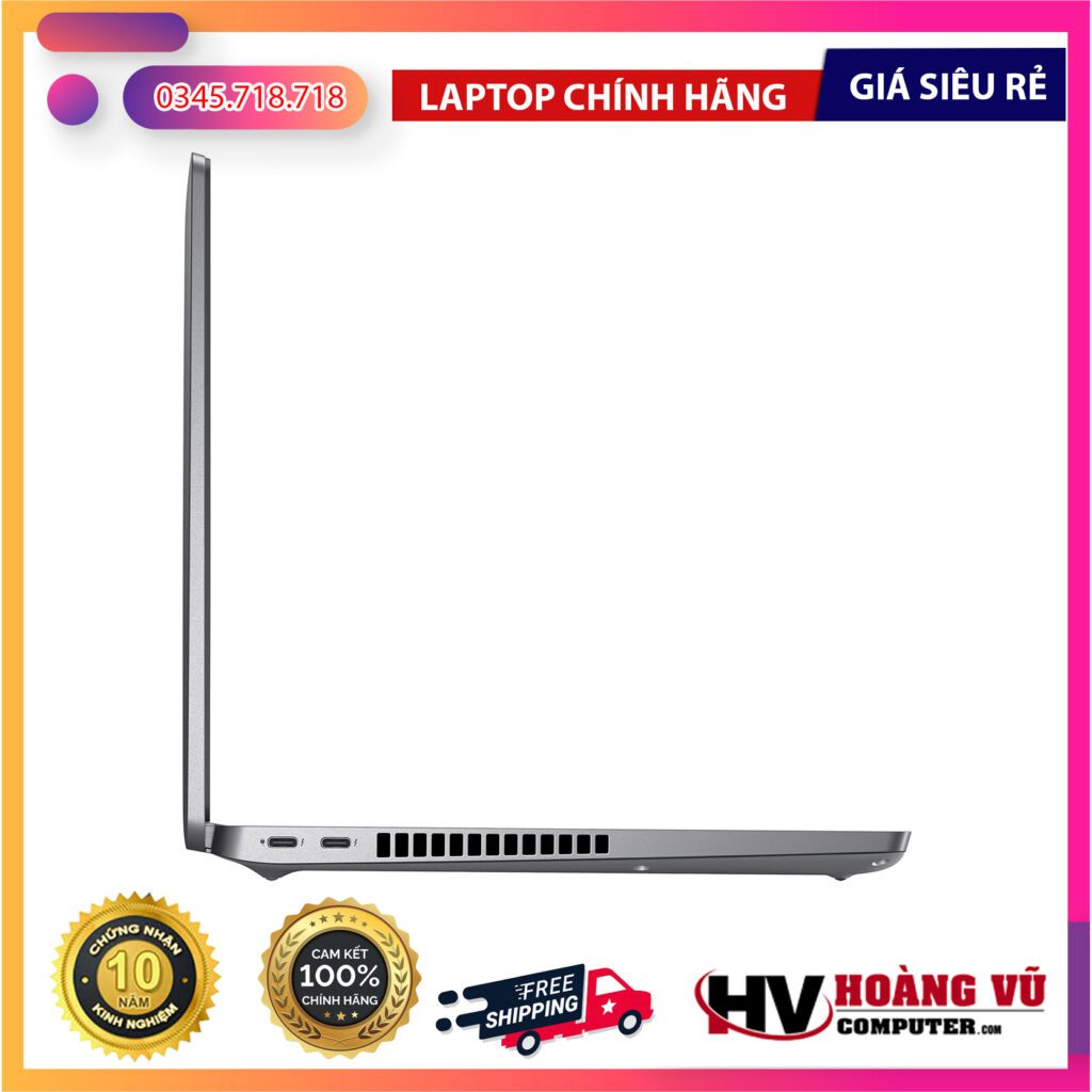 Mặt lưng và độ hoàn thiện của Dell Latitude 5430 i5-1235U Ram 8GB SSD 256GB Màn 14.0 inch FHD