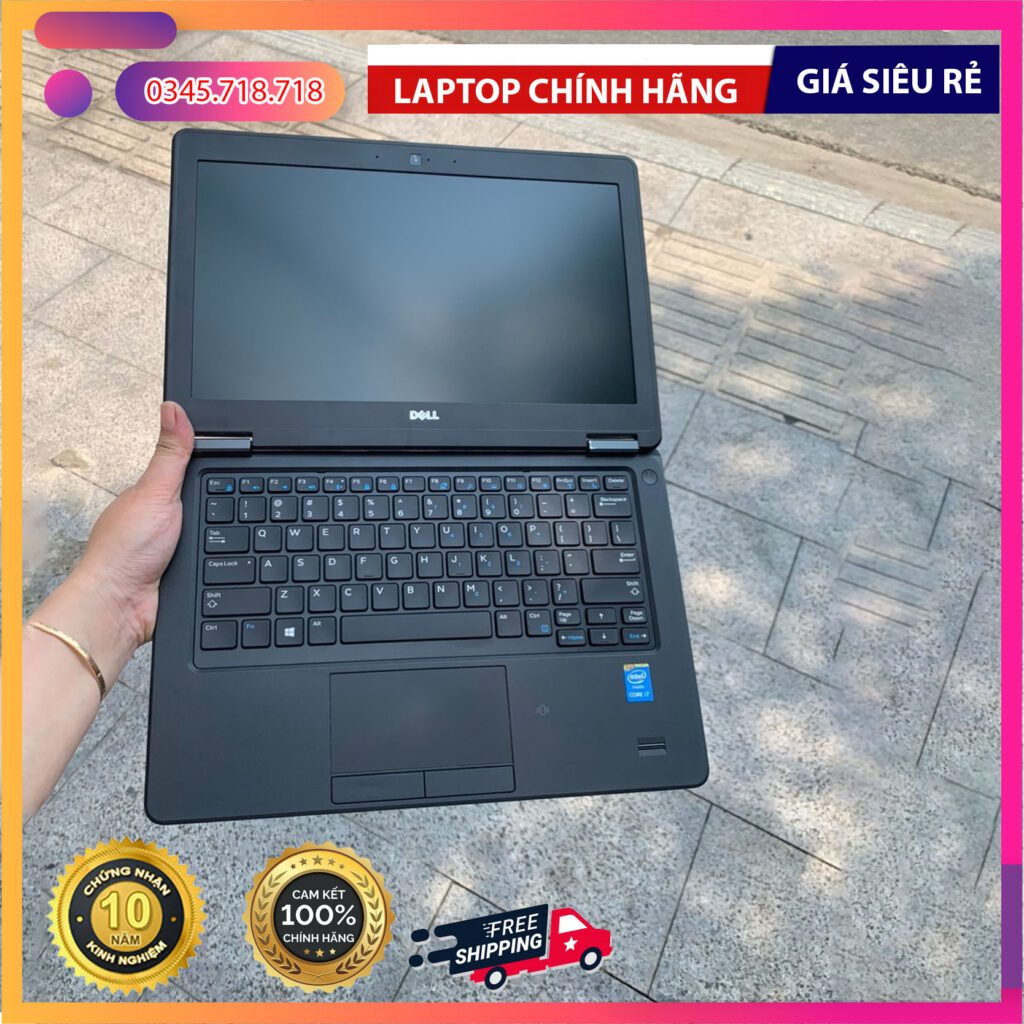 Thiết kế và ngoại hình thực tế của Laptop Dell Latitude 7250 12.5 inch – Core i5 | Core i7 - thiết bị kinh doanh giá rẻ với thời lượng pin tốt