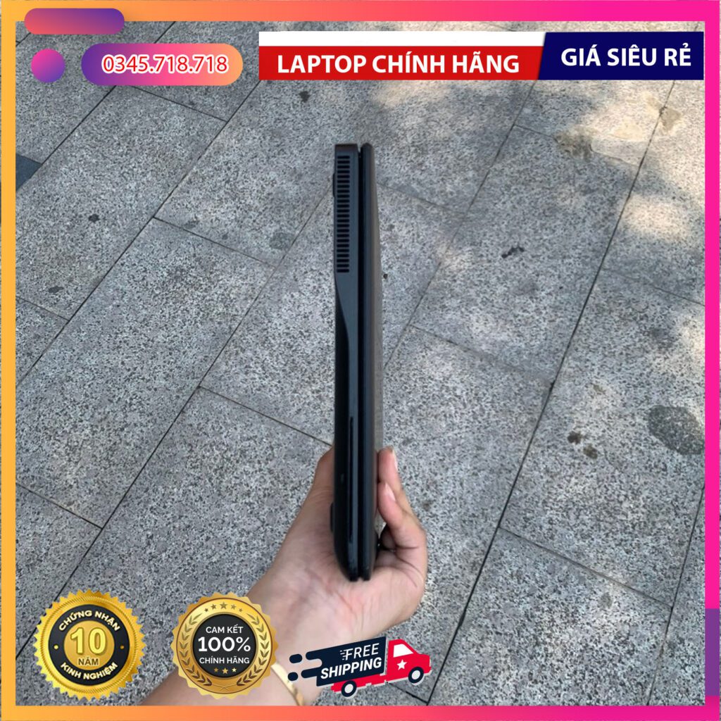 Mặt lưng và độ hoàn thiện của Laptop Dell Latitude 7250 12.5 inch – Core i5 | Core i7 - thiết bị kinh doanh giá rẻ với thời lượng pin tốt