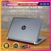 Laptop HP ProBook 430 G3 nhỏ gọn và nhẹ, Trả góp 0% - Giá tốt nhất (0)