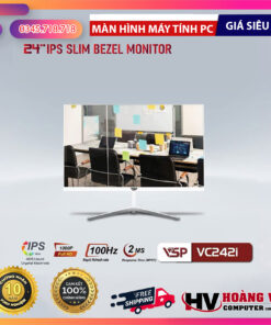 Màn hình VSP IPS 24inch VC242i - 100Hz - 2Ms - Đen/Trắng 10 Màn hình VSP IPS 24inch VC242i - 100Hz - 2Ms - Đen