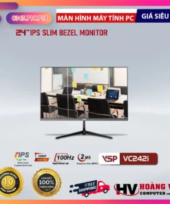 Màn hình VSP IPS 24inch VC242i - 100Hz - 2Ms - Đen