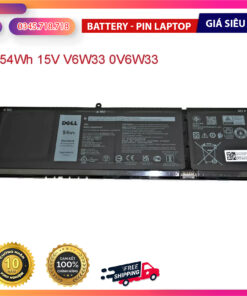 Pin 54Wh 15V cho Dell Latitude 5430 Chromebook XDY9K 0XDY9K XPHX8
