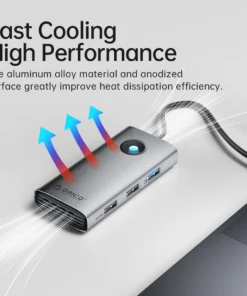 Hub Bộ Chia Cổng ORICO USB 3.0 RJ45 PD100W 4K60Hz HDMI USB 3.0 type C 11 trong 1 Cho Macbook Pro / Air 17 Hub Bộ Chia Cổng ORICO USB 3.0 RJ45 PD100W 4K60Hz HDMI USB 3.0 type C 11 trong 1 Cho Macbook Pro / Air