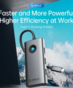 Hub Bộ Chia Cổng ORICO USB 3.0 RJ45 PD100W 4K60Hz HDMI USB 3.0 type C 11 trong 1 Cho Macbook Pro / Air 14 Hub Bộ Chia Cổng ORICO USB 3.0 RJ45 PD100W 4K60Hz HDMI USB 3.0 type C 11 trong 1 Cho Macbook Pro / Air