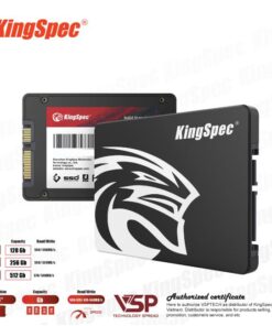 Ổ CỨNG SSD 2.5″ 256GB 512GB KingSpec: Tốc Độ Đọc 550MB/s, Ghi 520MB/s