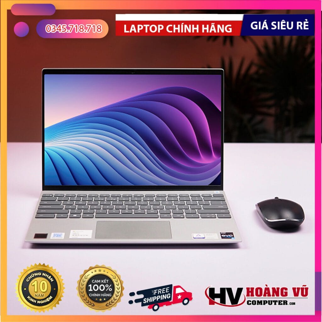 Thiết kế và ngoại hình thực tế của Dell inspiron 5330 i5-1340P | RAM 16GB | SSD 512GB | Màn 13.3 inch QHD+