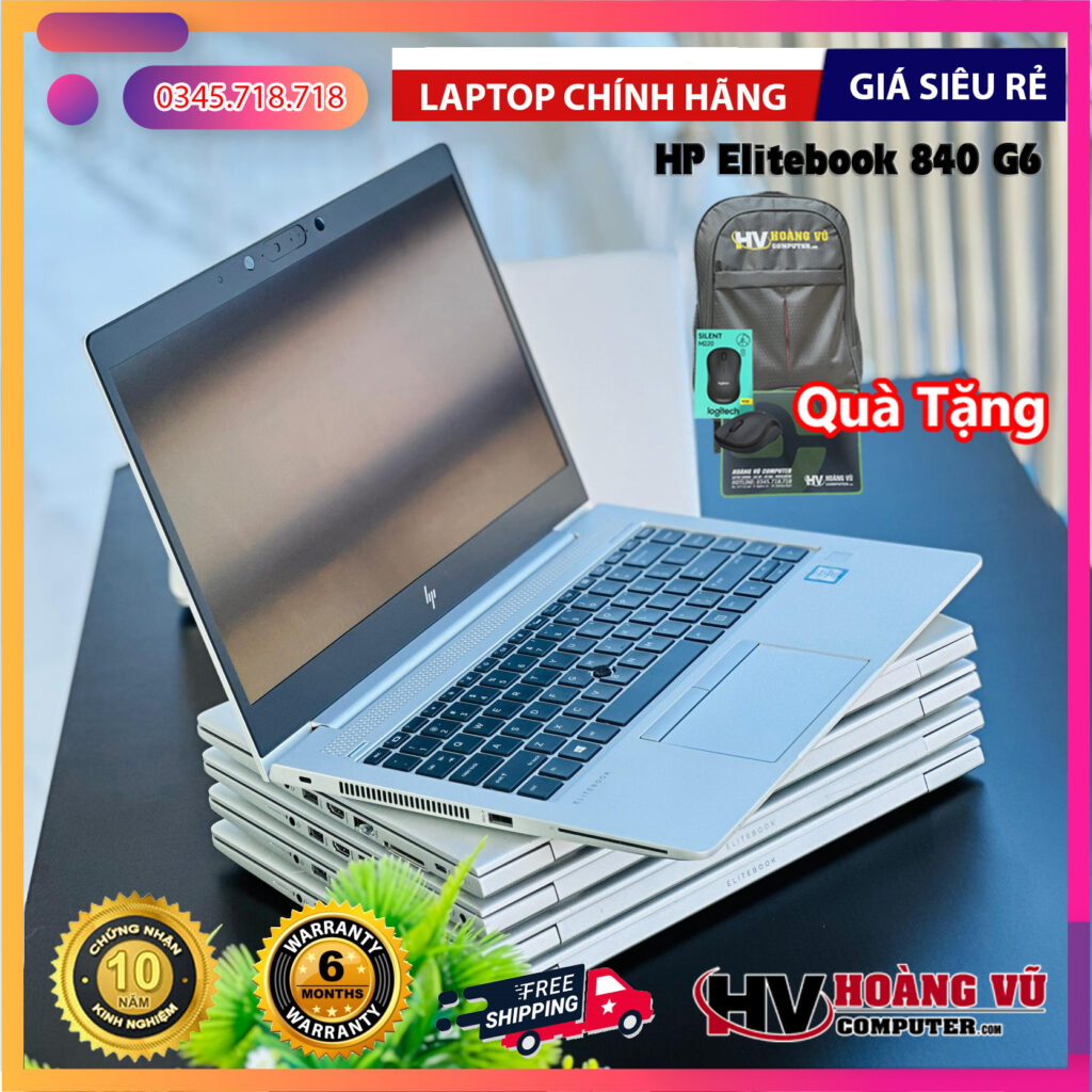 Thiết kế chi tiết của Laptop HP Elitebook 840 G6 - Sự Lựa Chọn Hoàn Hảo Tại Hoàng Vũ Computer