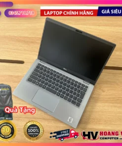 Sleek laptop with promotional backpack offer.