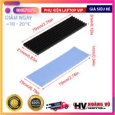 Tản Nhiệt Làm Mát Bằng Nhôm BDW Độ Dày 3 Mm Cho M.2 N80- PCI-E NVME M2 Tản Nhiệt SSD