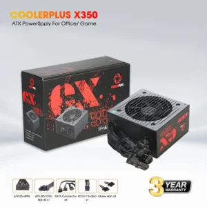 ⚡ CoolerPlus GX350 – Nguồn máy tính 350W công suất thực, giá rẻ – ổn định cho văn phòng & học tập