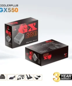 🔌 CoolerPlus GX 550 – Bộ Nguồn 550W Công Suất Thực, Ổn Định Cho PC Văn Phòng – Gaming Phổ Thông