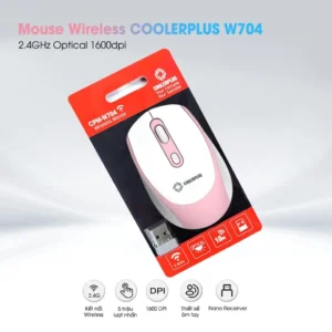 🖱️ Chuột Không Dây Coolerplus CPM-W704 – Đẳng Cấp Thiết Kế, Mượt Mà Từng Cú Click