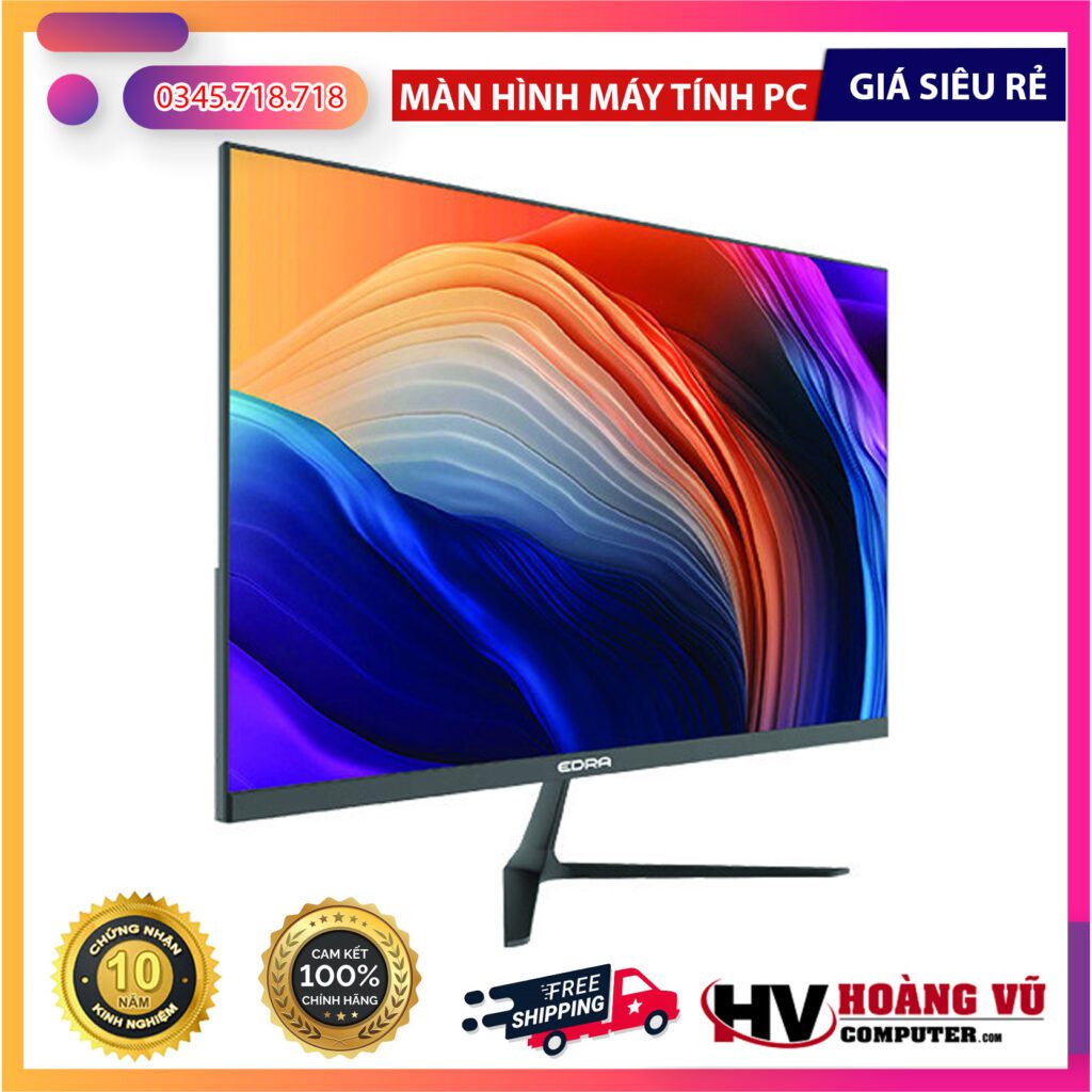Ảnh tổng thể Màn hình Gaming EDRA EGM27F100H – 27 inch Full HD, 100Hz | Trải nghiệm chơi game mượt mà, sắc nét