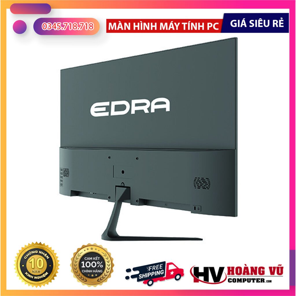 Mặt trước và viền màn hình của Màn hình Gaming EDRA EGM27F100H – 27 inch Full HD, 100Hz | Trải nghiệm chơi game mượt mà, sắc nét