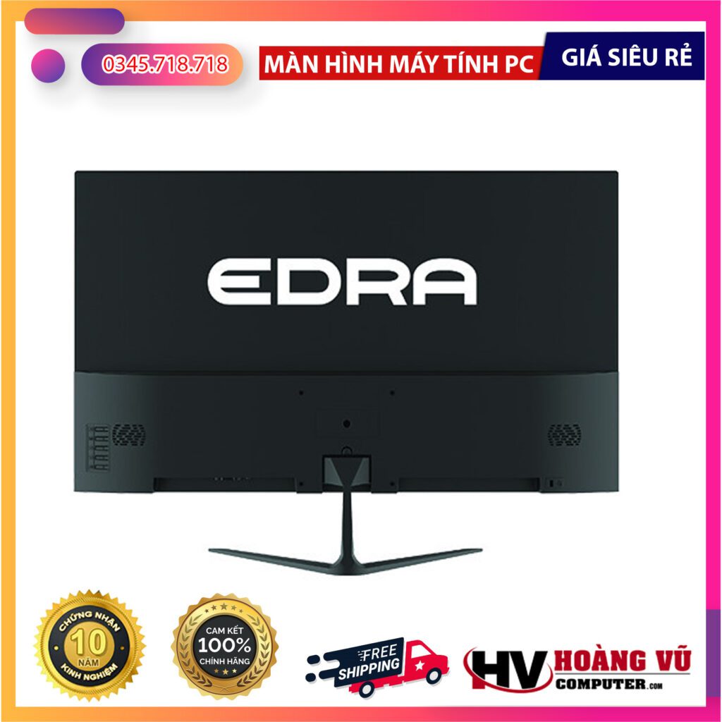 Góc nghiêng và chân đế của Màn hình Gaming EDRA EGM27F100H – 27 inch Full HD, 100Hz | Trải nghiệm chơi game mượt mà, sắc nét