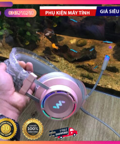 Tai nghe WANGMING WM 9800 Gaming – Âm Thanh Vòm 7.1, LED RGB, USB, Màu Đen & Hồng Thời Trang 11 Tai nghe gaming WANGMING WM 9800 – Âm thanh vòm 7.1, LED RGB cực chất, kết nối USB, micro lọc ồn, thiết kế đen – hồng thời trang. Mua chính hãng tại Hoàng Vũ Computer.