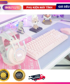 Tai nghe WANGMING WM 9800 Gaming – Âm Thanh Vòm 7.1, LED RGB, USB, Màu Đen & Hồng Thời Trang 12 Tai nghe gaming WANGMING WM 9800 – Âm thanh vòm 7.1, LED RGB cực chất, kết nối USB, micro lọc ồn, thiết kế đen – hồng thời trang. Mua chính hãng tại Hoàng Vũ Computer.