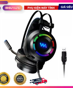 Tai nghe WANGMING WM 9800 Gaming – Âm Thanh Vòm 7.1, LED RGB, USB, Màu Đen & Hồng Thời Trang 15 Tai nghe gaming WANGMING WM 9800 – Âm thanh vòm 7.1, LED RGB cực chất, kết nối USB, micro lọc ồn, thiết kế đen – hồng thời trang. Mua chính hãng tại Hoàng Vũ Computer.
