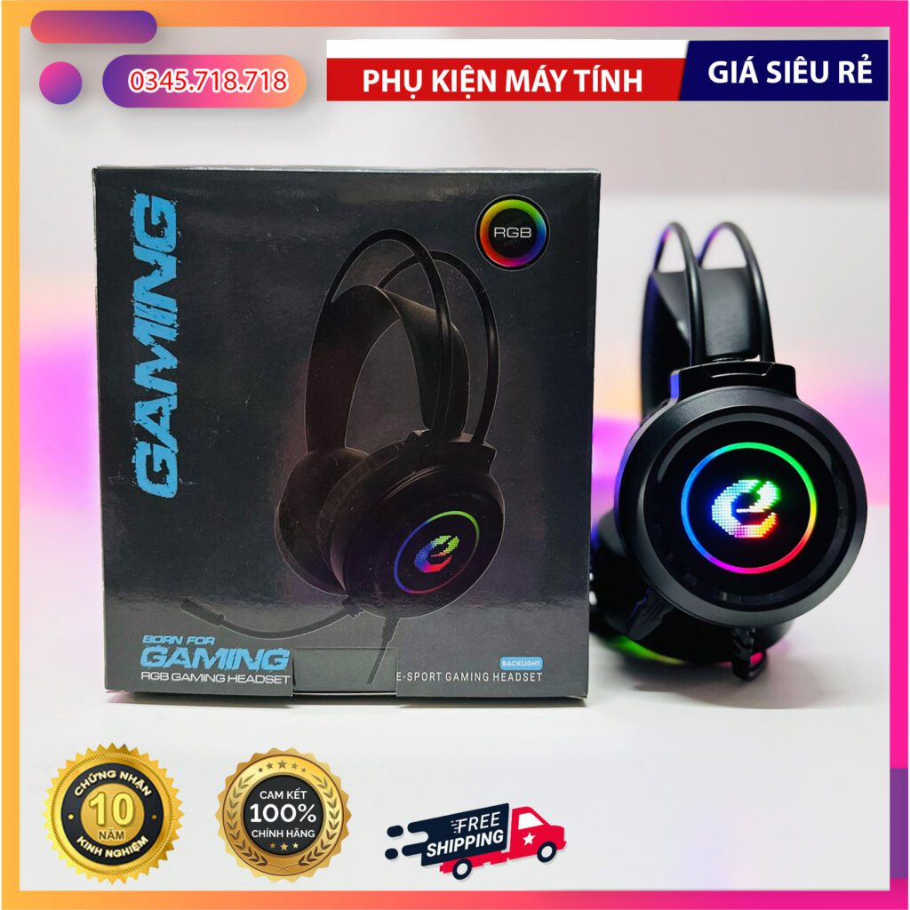 Phụ kiện / đầu kết nối của Tai nghe Gaming BK-Tech BK66 – Âm Thanh Vòm 7.1, LED RGB Cực Chất, Giá Phải Chăng
