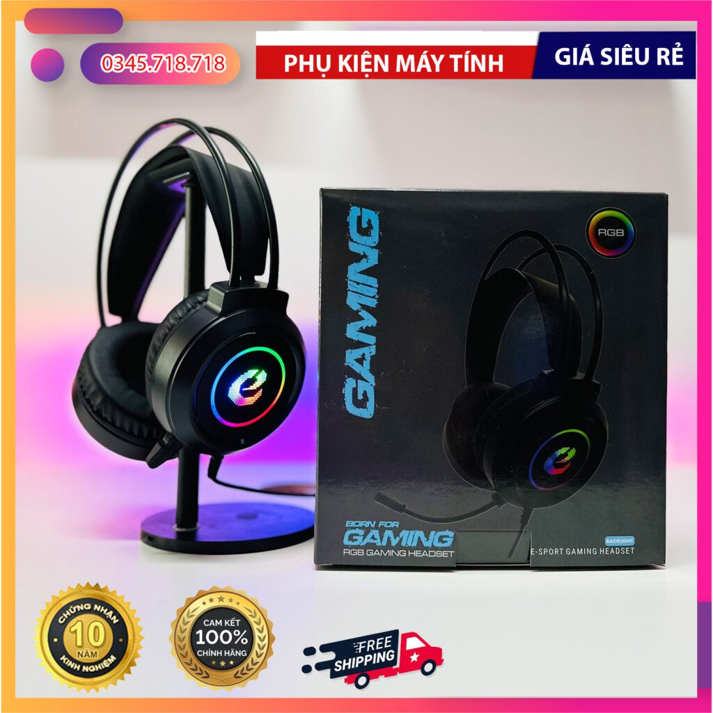 Tình trạng sản phẩm Tai nghe Gaming BK-Tech BK66 – Âm Thanh Vòm 7.1, LED RGB Cực Chất, Giá Phải Chăng