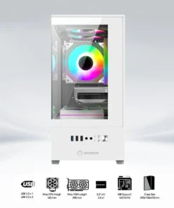 Coolerplus EX-32B – Case máy tính Mid Tower mạnh mẽ, hiện đại