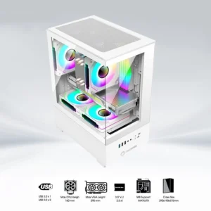 Coolerplus EX-32B – Case máy tính Mid Tower mạnh mẽ, hiện đại