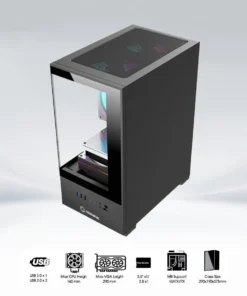 Coolerplus EX-32B – Case máy tính Mid Tower mạnh mẽ, hiện đại