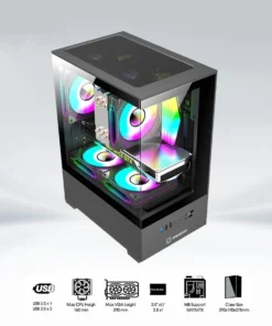 Coolerplus EX-32B – Case máy tính Mid Tower mạnh mẽ, hiện đại