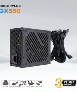 🔌 CoolerPlus GX 550 – Bộ Nguồn 550W Công Suất Thực, Ổn Định Cho PC Văn Phòng – Gaming Phổ Thông