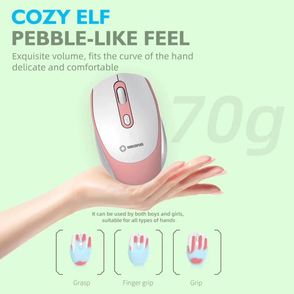 Chuột Không Dây Coolerplus CPM-W704 – Đẳng Cấp Thiết Kế, Mượt Mà Từng Cú Click - Hoàng Vũ Computer