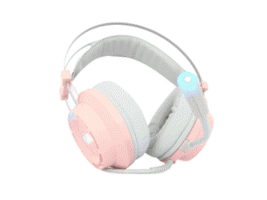 Tai nghe gaming WANGMING WM 9800 – Âm thanh vòm 7.1, LED RGB cực chất, kết nối USB, micro lọc ồn, thiết kế đen – hồng thời trang. Mua chính hãng tại Hoàng Vũ Computer.