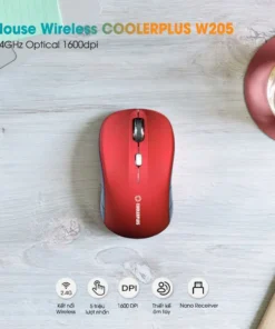 🖱️ Chuột Không Dây Coolerplus CPM-W205 – Thiết Kế Gọn Nhẹ, Bền Bỉ, Kết Nối Ổn Định