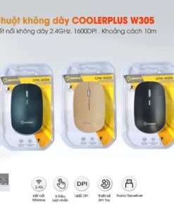 Chuột Không Dây Coolerplus CPM-W305 – Nhẹ, Êm, Siêu Tiết Kiệm Pin