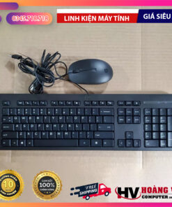 Bộ bàn phím & chuột có dây HP 125 – Chuẩn kết nối USB, độ bền cao