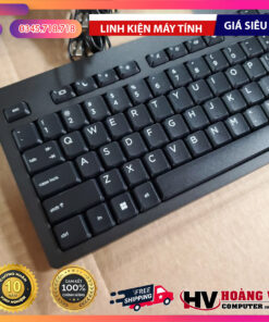 Bộ bàn phím & chuột có dây HP 125 – Chuẩn kết nối USB, độ bền cao