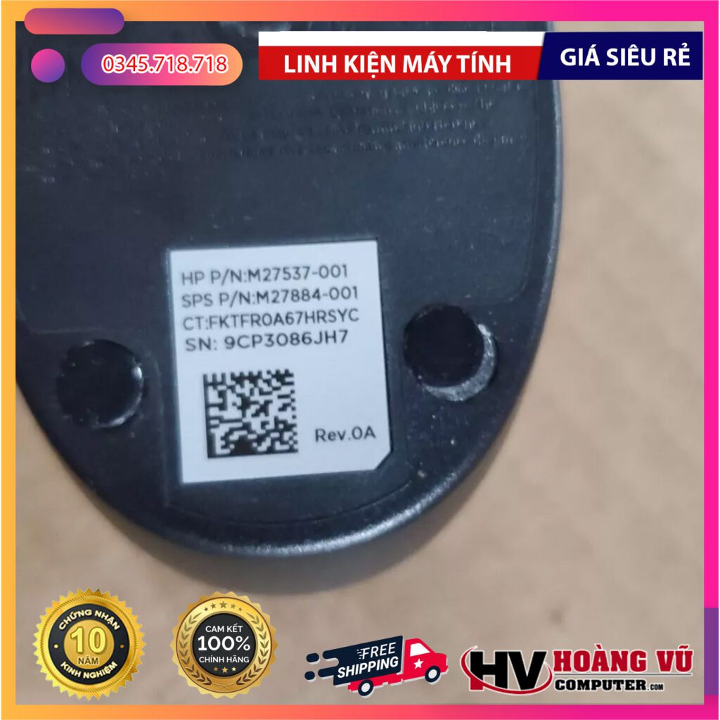 Tình trạng sản phẩm Bộ bàn phím & chuột có dây HP 125 – Chuẩn kết nối USB, độ bền cao