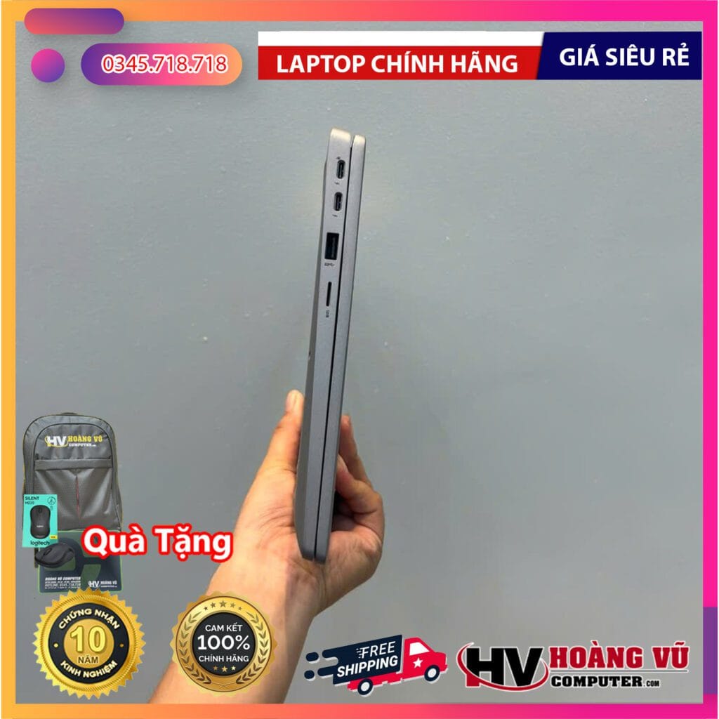 Mặt lưng và độ hoàn thiện của Dell Latitude 5320 2-in-1 i7-1185G7 16GB 256GB 13.3 FHD Touch