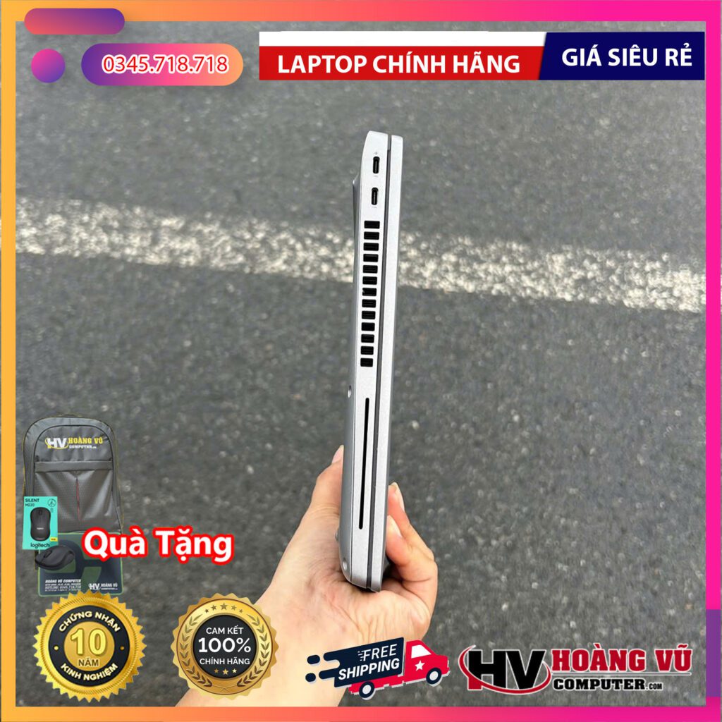Mặt lưng và độ hoàn thiện của Laptop Dell Latitude 5420 i7-1165G7 Ram 8GB SSD 256GB Màn 14.0 inch FHD