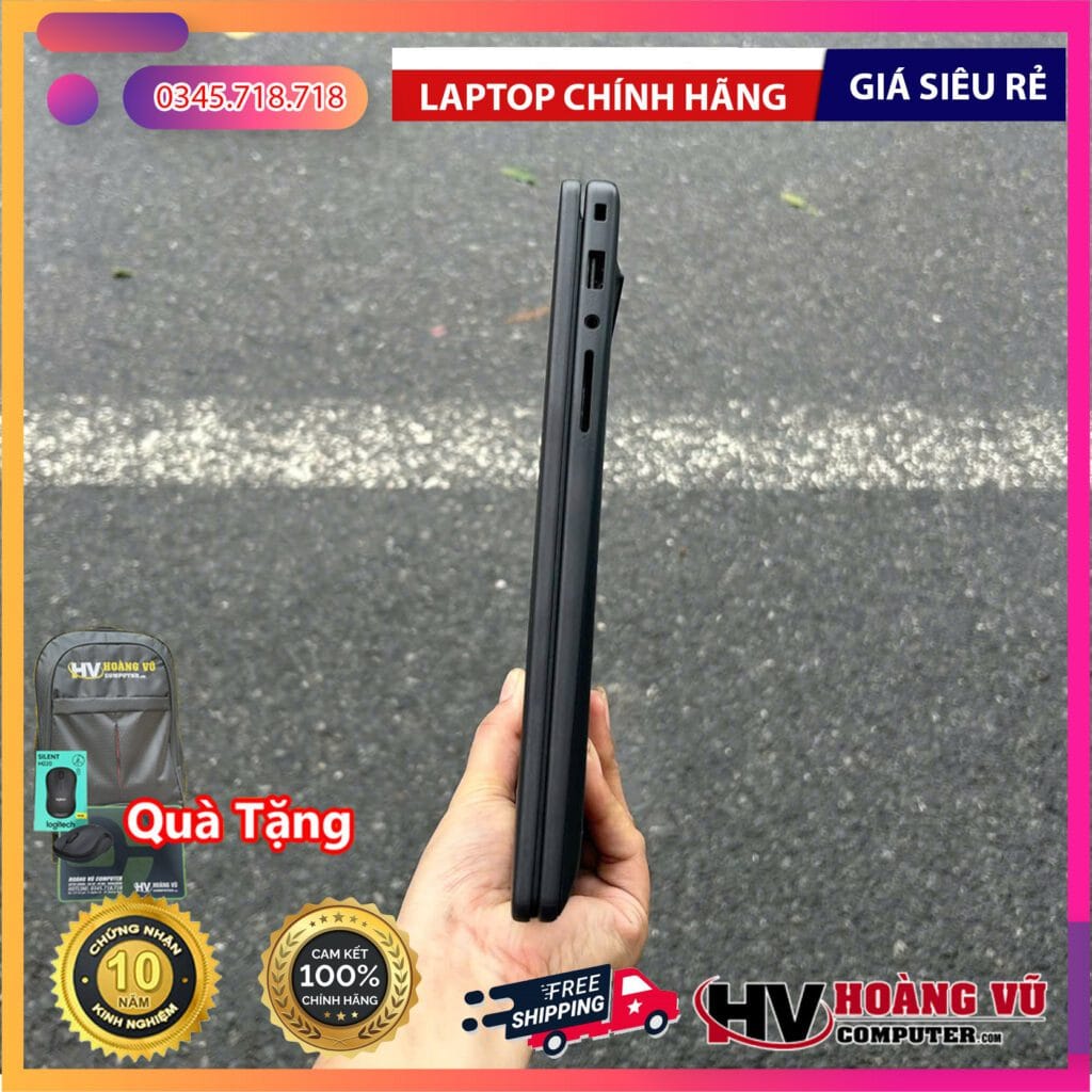 Mặt lưng và độ hoàn thiện của Laptop Dell Inspiron 14 5440 i5-1334U | RAM 8GB | SSD 512GB | 14” FHD | Win 11