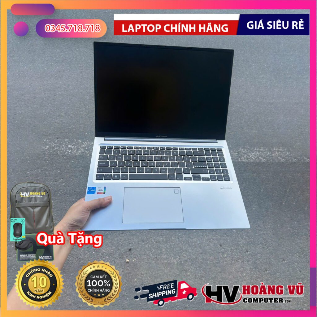 Ảnh tổng thể Laptop Asus Vivobook 16 X1605VA - MB360W (i5 1335U, 16GB, 512GB, WUXGA, Win11)