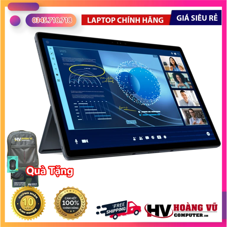 [NEW 100%] Laptop Dell Latitude 7350 Ultra 5 / Ultra 7 – Màn hình 3K Touch cao cấp, siêu mỏng nhẹ, chuẩn doanh nhân AI thế hệ mới - Hoàng Vũ Computer