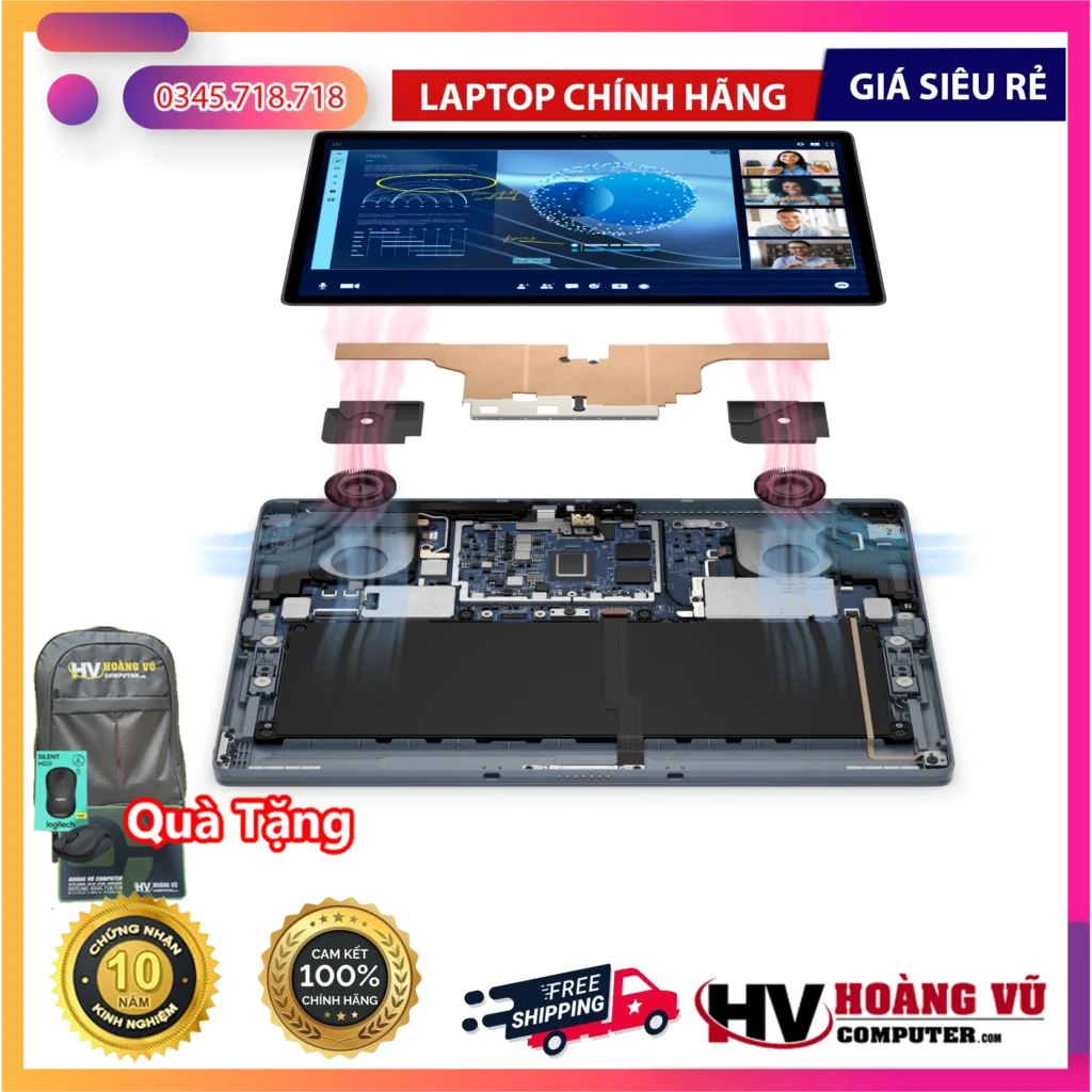 [NEW 100%] Laptop Dell Latitude 7350 Ultra 5 / Ultra 7 – Màn hình 3K Touch cao cấp, siêu mỏng nhẹ, chuẩn doanh nhân AI thế hệ mới - Hoàng Vũ Computer