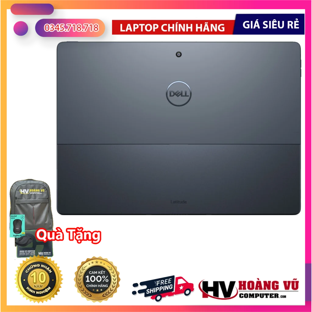 [NEW 100%] Laptop Dell Latitude 7350 Ultra 5 / Ultra 7 – Màn hình 3K Touch cao cấp, siêu mỏng nhẹ, chuẩn doanh nhân AI thế hệ mới - Hoàng Vũ Computer
