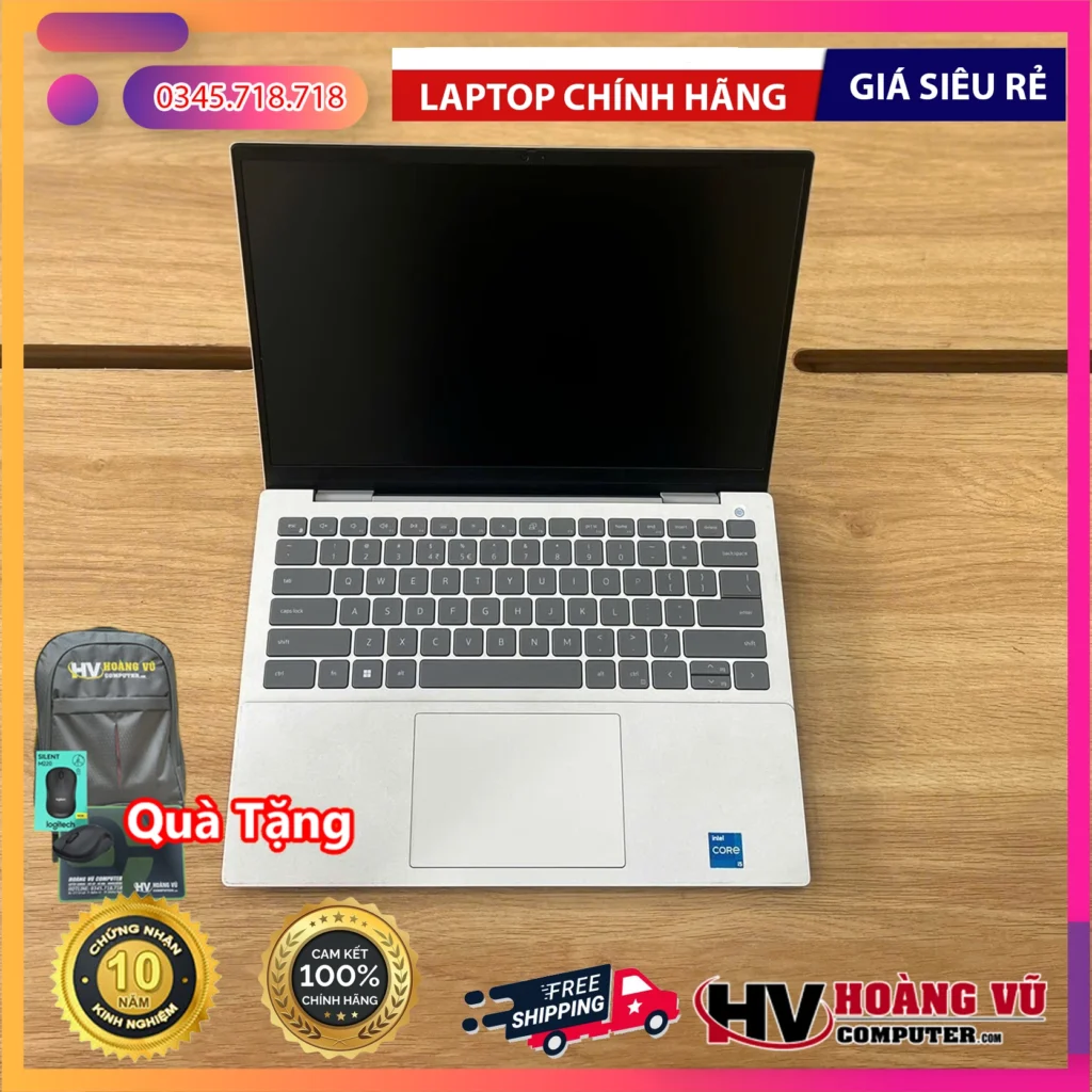Mặt trước và viền màn hình của Dell Inspiron 5430 Core i7-1355U | RAM 16GB DDR5 | SSD 512GB | Màn Hình 14.0 Inch FHD+