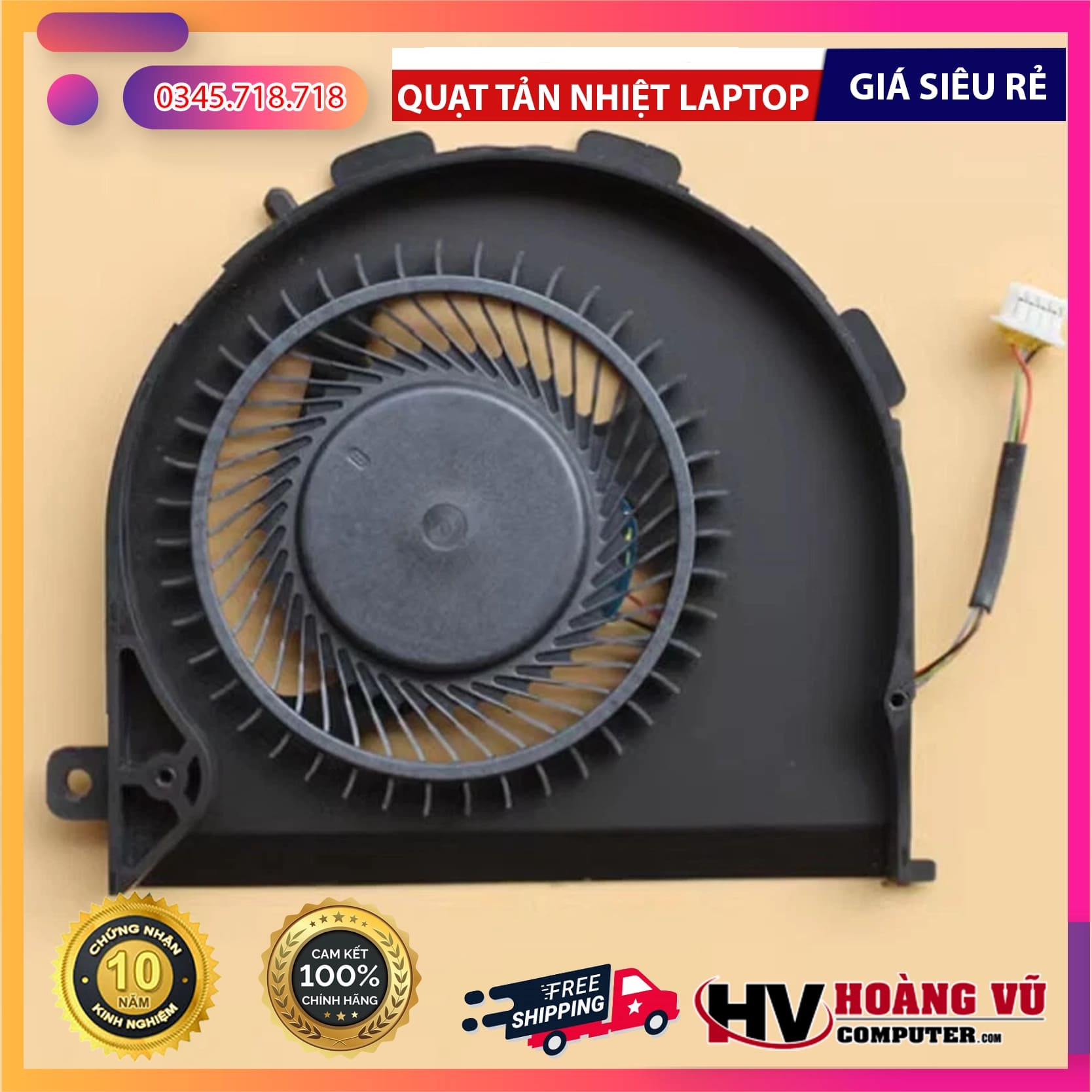 FAN – QUẠT TẢN NHIỆT LAPTOP DELL LATITUDE 14 E5450 – 06YYDG / 6YYDG 3 FAN – QUẠT TẢN NHIỆT LAPTOP DELL LATITUDE 14 E5450 – 06YYDG / 6YYDG