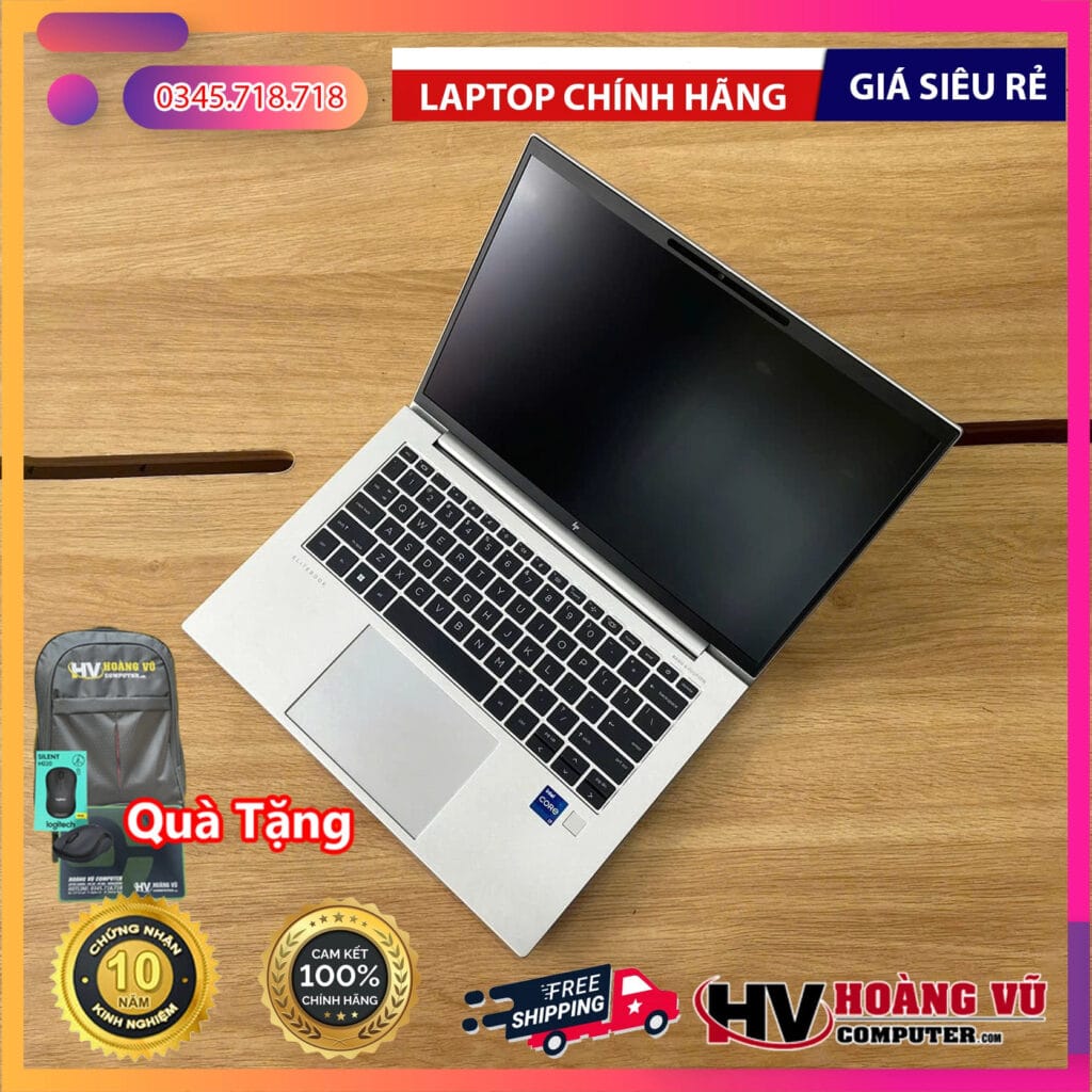 Thiết kế chi tiết của HP EliteBook 1040 G10 | Laptop Doanh Nhân Cao Cấp Siêu Nhẹ | Hoàng Vũ Computer