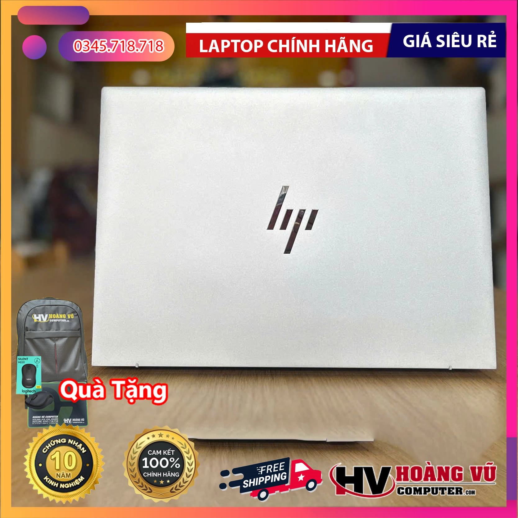 HP EliteBook 1040 G10 | Laptop Doanh Nhân Cao Cấp Siêu Nhẹ | Hoàng Vũ Computer 5 HP EliteBook 1040 G10 trang bị Intel Core Gen 13, màn hình 14” 16:10 cao cấp, thiết kế siêu nhẹ, bảo mật HP Wolf Security. Có sẵn tại Hoàng Vũ Computer.