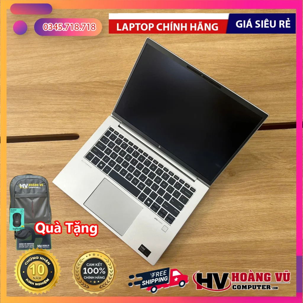 Thiết kế chi tiết của HP EliteBook 840 G11 | Laptop Doanh Nhân Core Ultra AI | Hoàng Vũ Computer